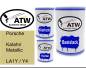 Preview: Porsche, Kalahri Metallic, LA1Y / Y4: 500ml Lackdose + 500ml Klarlack + 250ml Härter - Set, von ATW Autoteile West.